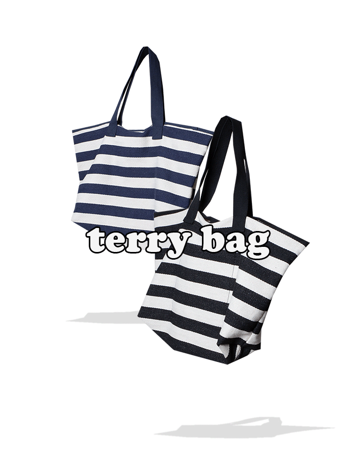 terry bag (2colors)